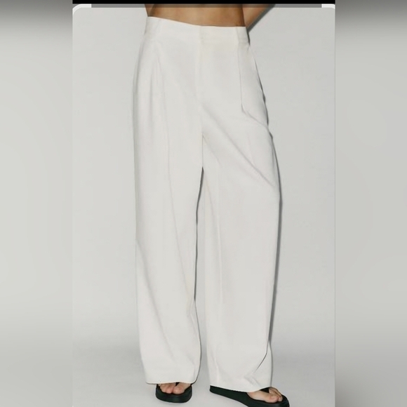 Zara Pants - Zara Pleat Front Pants